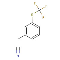 82174-09-2 3-(TRIFLUOROMETHYLTHIO)PHENYLACETONITRILE chemical structure