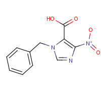 82228-58-8 4-NITRO-1-(PHENYLMETHYL)-1H-IMIDAZOLE-5-CARBOXYLIC ACID chemical structure