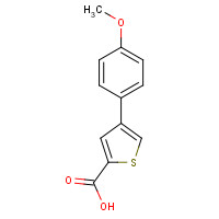 82437-74-9 4-(4-METHOXYPHENYL)THIOPHENE-2-CARBOXYLIC ACID chemical structure