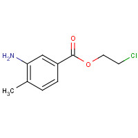 83488-00-0 3-AMINO-4-METHYLBENZOIC ACID 2'-CHLOROETHYL ESTER chemical structure