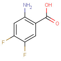 83506-93-8 2-Amino-4,5-difluorobenzoic acid chemical structure