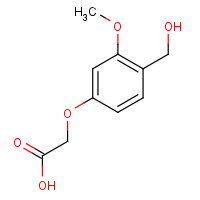 83590-77-6 4-HYDROXYMETHYL-3-METHOXYPHENOXYACETIC ACID chemical structure