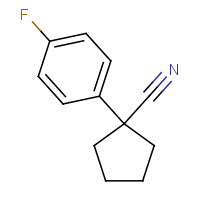 83706-50-7 1-(4-FLUOROPHENYL)CYCLOPENTANECARBONITRILE chemical structure