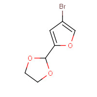 83953-42-8 4-BROMOFURAN-2-CARBOXALDEHYDE ETHYLENE GLYCOL ACETAL chemical structure
