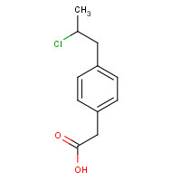 84098-73-7 4-(2-CHLOROPROPIONYL)PHENYLACETIC ACID chemical structure
