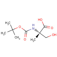 84311-19-3 N-BOC-ALPHA-METHYL-L-SERINE chemical structure