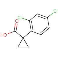 84604-70-6 1-(2,4-DICHLOROPHENYL)CYCLOPROPANECARBOXYLIC ACID chemical structure