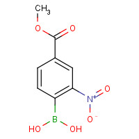 85107-55-7 4-METHOXYCARBONYL-2-NITROPHENYLBORONIC ACID chemical structure