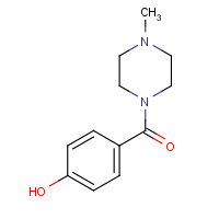 85858-94-2 1-(4-HYDROXYBENZOYL)-4-METHYL-PIPERAZINE chemical structure