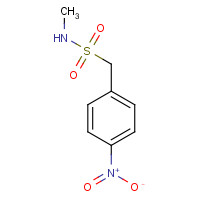 85952-29-0 N-Methyl-1-(4-nitrophenyl)methanesulfonamide chemical structure