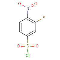 86156-93-6 3-FLUORO-4-NITROBENZENESULFONYL CHLORIDE chemical structure