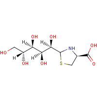 88271-29-8 2-(D-GLUCO-PENTYLHYDROXYPENTYL)-4(R)-1,3-THIAZOLIDINE-4-CARBOXYLIC ACID chemical structure