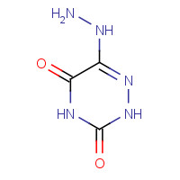 89715-82-2 5-HYDRAZINO-6-AZAURACIL chemical structure