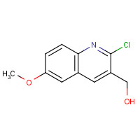 92172-83-3 2-CHLORO-6-METHOXYQUINOLINE-3-METHANOL chemical structure