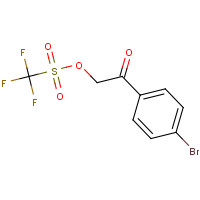93128-04-2 4-BROMOPHENACYL-TRIFLUOROMESYLATE chemical structure