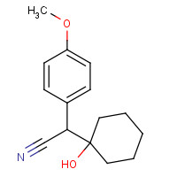 93413-76-4 1-[Cyano-(p-methoxyphenyl)methyl]cyclohexanol chemical structure