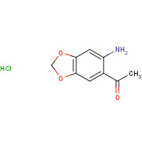 93983-01-8 2'-AMINO-4',5'-METHYLENEDIOXYACETOPHENONE HYDROCHLORIDE chemical structure