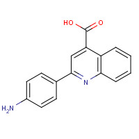 94205-62-6 2-(4-AMINO-PHENYL)-QUINOLINE-4-CARBOXYLIC ACID chemical structure