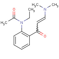96605-66-2 N-Ethyl-N-3-((3-dimethylamino-1-oxo-2-propenyl)phenyl)acetamide chemical structure