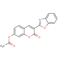 97004-78-9 3-(2-BENZOXAZOLYL)UMBELLIFERYL ACETATE chemical structure
