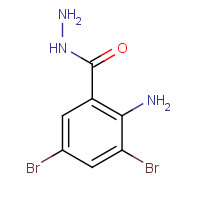 97096-13-4 2-AMINO-3,5-DIBROMOBENZENE-1-CARBOHYDRAZIDE chemical structure