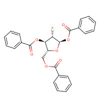 97614-43-2 2-Deoxy-2-fluoro-1,3,5-tri-O-benzoyl-D-ribofuranose chemical structure