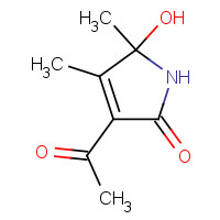 98593-79-4 3-ACETYL-4,5-DIMETHYL-5-HYDROXY-1,5-DIHYDRO-2H-PYRROL-2-ONE chemical structure