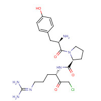 98833-79-5 DTYR-PRO-ARG-CHLOROMETHYLKETONE chemical structure