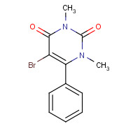 98854-09-2 5-BROMO-1,3-DIMETHYL-6-PHENYLURACIL chemical structure