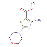 99967-78-9 METHYL 4-AMINO-2-MORPHOLINO-1,3-THIAZOLE-5-CARBOXYLATE chemical structure