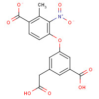 100596-39-2 METHYL-3-NITRO-4-(3,5-DICARBOXYMETHYL-PHENOXY)-BENZOATE chemical structure