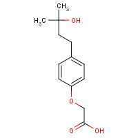 101268-32-0 (4(3-HYDROXY-3-METHYL-BUTYL)-PHENOXY)-ACETIC ACID chemical structure