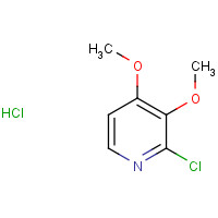 101664-59-9 2-CHLORO-3,4-DIMETHOXYPYRIDINE HYDROCHLORIDE chemical structure