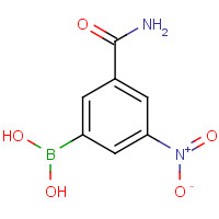 102170-51-4 3-CARBAMOYL-5-NITROPHENYLBORONIC ACID chemical structure
