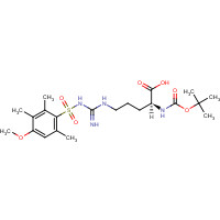 102185-38-6 BOC-ARG(MTS)-OH chemical structure