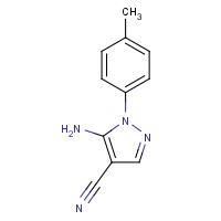 103646-82-8 5-AMINO-1-(4-METHYLPHENYL)-1H-PYRAZOLE-4-CARBONITRILE chemical structure