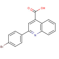 103914-52-9 2-(4-BROMO-PHENYL)-QUINOLINE-4-CARBOXYLIC ACID chemical structure