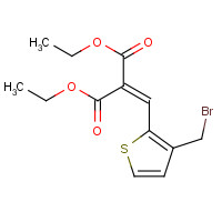 104085-30-5 DIETHYL 2-([3-(BROMOMETHYL)-2-THIENYL]METHYLENE)MALONATE chemical structure