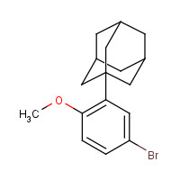 104224-63-7 1-(5-Bromo-2-methoxy-phenyl)adamantane chemical structure