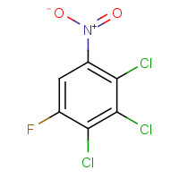 104455-89-2 2,3,4-TRICHLORO-5-FLUORONITROBENZENE chemical structure