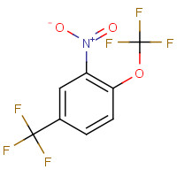 104678-93-5 2-NITRO-1-TRIFLUOROMETHOXY-4-TRIFLUOROMETHYL-BENZENE chemical structure