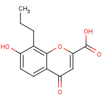 105212-09-7 7-HYDROXY-4-OXO-8-PROPYL-4H-CHROMENE-2-CARBOXYLIC ACID chemical structure