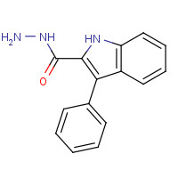 105492-12-4 3-PHENYL-1H-INDOLE-2-CARBOHYDRAZIDE chemical structure