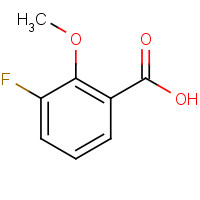 106428-05-1 3-FLUORO-2-METHOXYBENZOIC ACID chemical structure