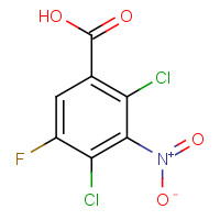 106809-14-7 2,4-Dichloro-5-fluoro-3-nitrobenzoic acid chemical structure
