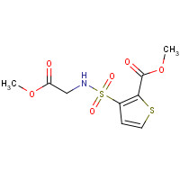 106820-63-7 Methyl 3-[(methoxycarbonylmethyl)sulfamoyl]thiophene-2-carboxylate chemical structure