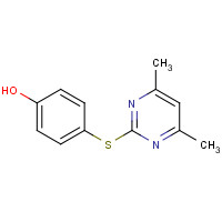 107718-34-3 4-[(4,6-DIMETHYLPYRIMIDIN-2-YL)THIO]PHENOL chemical structure
