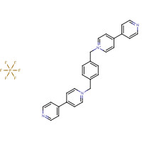 108861-20-7 1,1'-(P-XYLYLENE)BIS(4,4'-BIPYRIDINIUM) BIS(HEXAFLUOROPHOSPHATE) chemical structure
