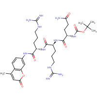 109376-05-8 BOC-GLN-ARG-ARG-AMC ACETATE SALT chemical structure