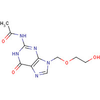 110104-37-5 N2-ACETYL-9-[(2'-HYDROXYETHOXY)METHYL]GUANINE chemical structure